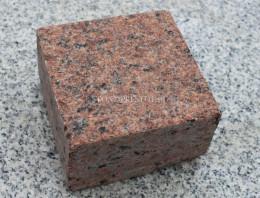 Мапл Рэд (Maple Red) гранит брусчатка 50х50, фото Купить Мапл Рэд (Maple Red) гранит брусчатка 50х50 в Бердске